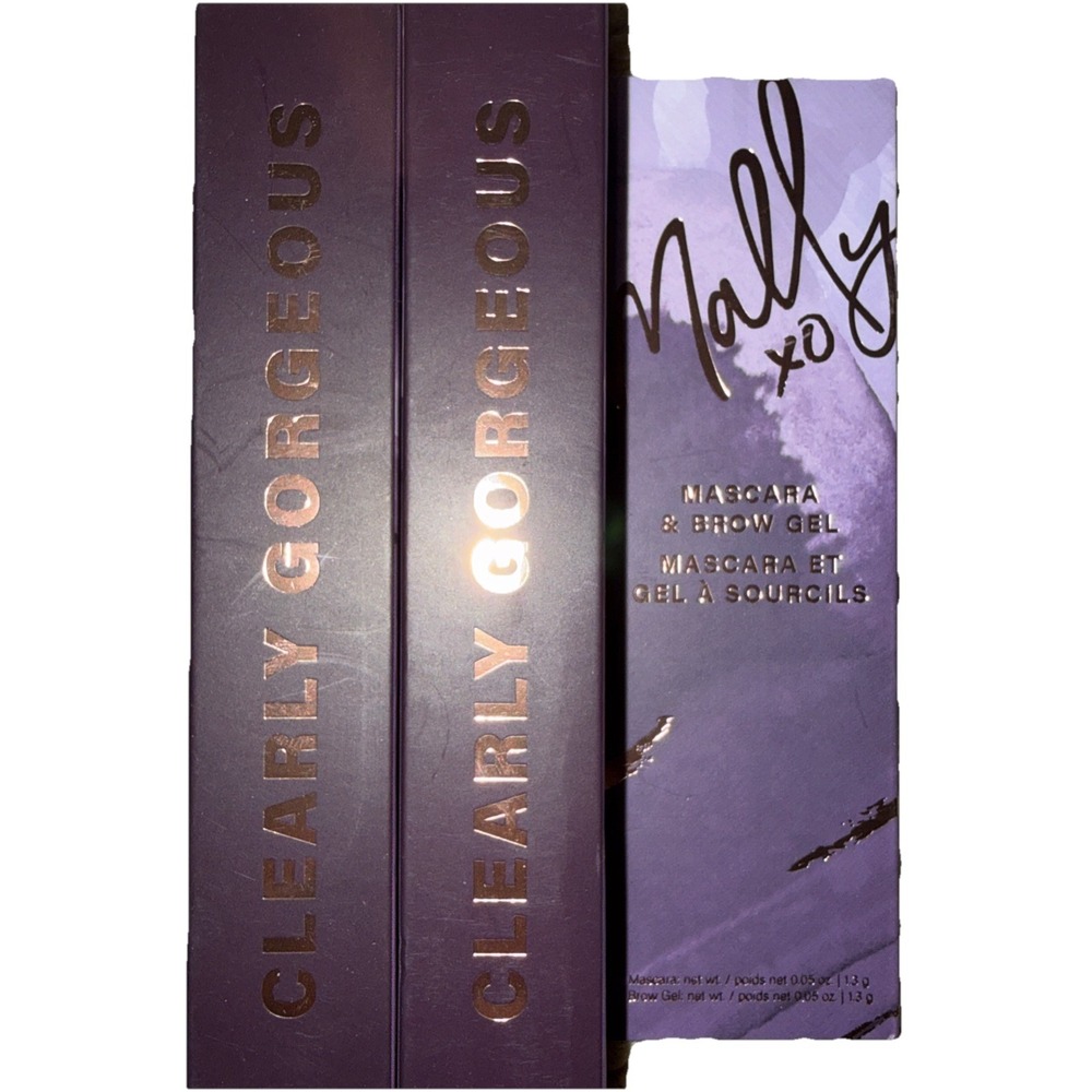 Mally XO Clearly Gorgeous Mascara & Brow Gel 0.05 oz./1.3g ~ New in‎ Box 2-Pack